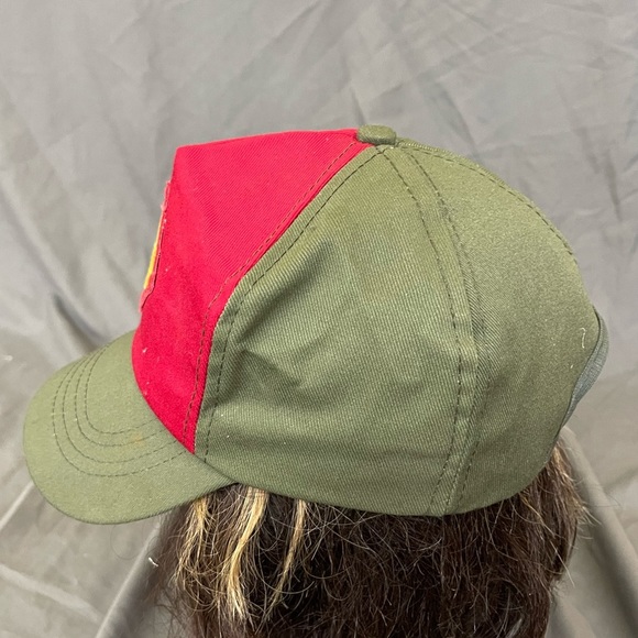 Vintage Boy Scouts Made In America Fleur De Lis Snap Back Baseball Cap Size S/M - Picture 4 of 8